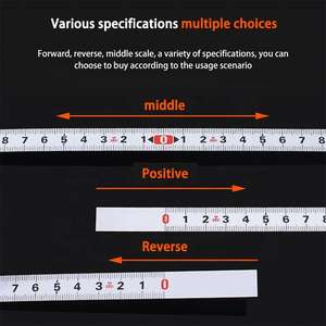 Règle à dos adhésive durable pour ruban à mesurer auto-adhésif pour guide de scie à table et applications métalliques - Product Image 3