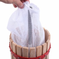 Presse traditionnelle vintage en bois massif 12L pour usage domestique pour la maison Panier à jus de cidre et de vin