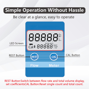 <span class=keywords><strong>Débitmètre</strong></span> numérique batterie haute précision pour sirop alimentaire miel lait huile connexion rapide <span class=keywords><strong>débitmètre</strong></span> - Product Image 3