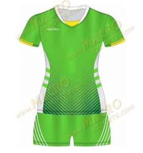 Ventes en gros de maillots et shorts de volley-ball personnalisés, ensembles uniformes entièrement imprimés par sublimation, tissu en spandex/polyester, prix bas - Product Image 2