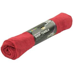 Paquete <span class=keywords><strong>de</strong></span> 50 Toallas Industriales Rojas para Mecánicos, para Limpieza <span class=keywords><strong>de</strong></span> Grasa y Aceite, 14''X13'' - Product Image 5