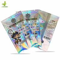 Sachet d'emballage individuel en feuille thermoscellable pour boîte mystère de cartes de jeu TCG imprimées sur mesure pour la vente au détail