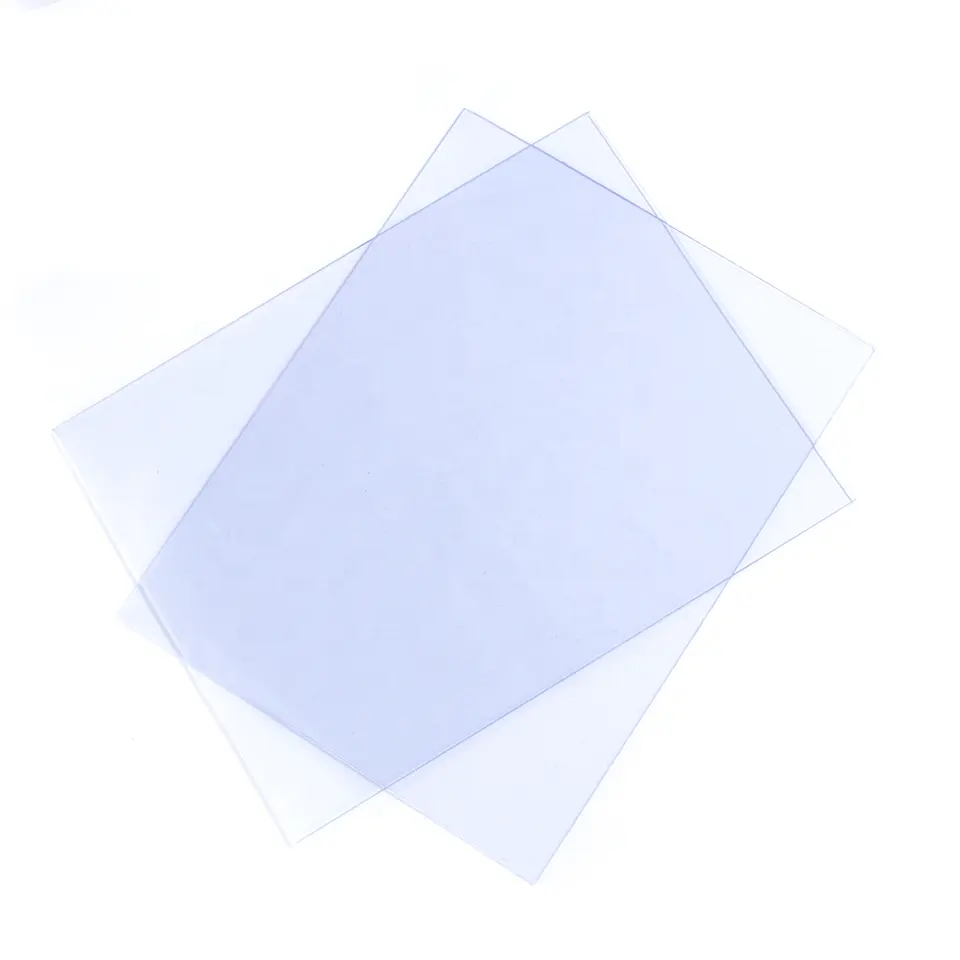 Transparente Acetat platten PVC-Hart folie Dünne schwarze matte PVC-Platten