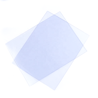 Acétate Transparent feuilles PVC Film Rigide Mince Noir Mat Feuilles DE PVC
