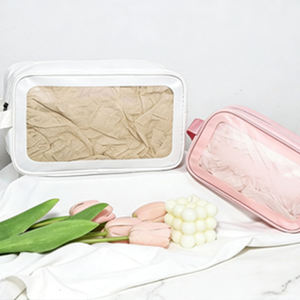 Sac de maquillage personnalisé en PVC imperméable avec fermeture éclair transparente <span class=keywords><strong>pour</strong></span> filles, vente en gros 2026 - Product Image 3