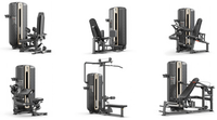 Appareil de musculation commercial pour salle de sport : Machine à rames assise à résistance sélectionnable pour l'entraînement des trapèzes et des rhomboïdes