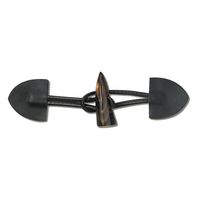 Boutons nœud chinois/boutons grenouille en cuir marron personnalisés 18 mm faits à la main, décoration pour nettoyage à sec WIKO L-4130 pour manteaux et vêtements de mode