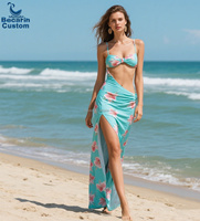 OEM Fashion Dropshipping Summer 2025 Robe de plage à imprimé sexy pour femmes