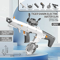 2025 nouveau pistolet jouet de défense électrique pour garçons, jouet de pistolet à eau de tir électrique en plastique solide, jouet de pistolet à eau chinois