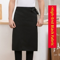 Tablier de chef sans manches mi-longueur en polyester imperméable pour hôtel, café, restaurant occidental, tenue de travail pour serveur - En stock