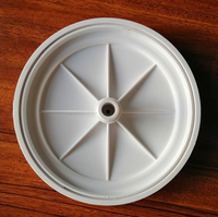 Diffuseur d'air à bulles fines de 9 pouces, ABS/UPVC/PP, disque pour traitement de l'eau, diffuseur d'oxygène, utilisation d'oxygène de 22-40%, 100L/heure