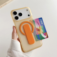 Coque Intégrée Magnétique Mate Antichoc Fine avec Emplacement pour Cartes pour Apple iPhone 17 Pro Max 16 15 Plus 14 Pro
