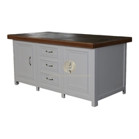 Table de buffet au design moderne et professionnel, présentoir en bois, supports modulaires pour table de buffet pour la restauration