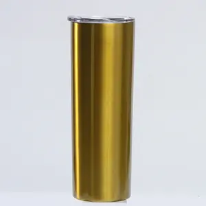 Retro paslanmaz çelik gurur ısı basın fırın 40oz Metal saplı 20oz süblimasyon Tumbler