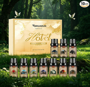 Aceite Aromático para Hoteles al por Mayor, Set de 10 Piezas, Aroma de Lujo, 5ml x 10 para Difusor, Vestíbulo, <span class=keywords><strong>Spa</strong></span>, Habitación, Caja de Regalo, OEM, Aceite Esencial para Hotel - Product Image 1