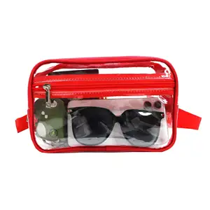Crossbody Outdoor Sports Waterproof Pvc Transparent Travel Waist Pack Bag Fanny Pack For Men