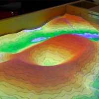 Table de sable interactif pour enfants, système de jeu de projection, boîte à sable interactif