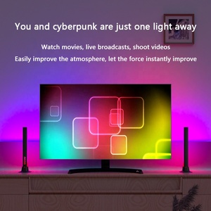Nueva Barra <span class=keywords><strong>de</strong></span> Luz RGB 3D con Ritmo Musical, Lámpara Ambiental LED <span class=keywords><strong>de</strong></span> Colores para Decoración <span class=keywords><strong>de</strong></span> Habitaciones <span class=keywords><strong>de</strong></span> Juegos y Automóviles - Product Image 5
