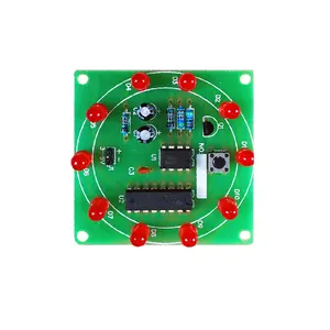 Taidacent DIY Elektronik Turntable Beruntung Kit Komponen Elektronik Kit Lottery Bagian Pengelasan Perakitan Solder Praktek Kit