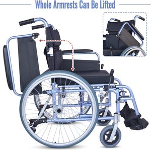 Silla de Ruedas Eléctrica Plegable con Motores Extraíbles Rápidos - Product Image 2