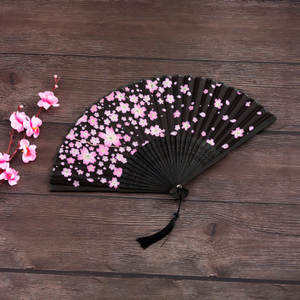 Éventail en soie <span class=keywords><strong>de</strong></span> style chinois et japonais, éventail pliant, décoration d'intérieur, ornements, motif, artisanat, <span class=keywords><strong>cadeau</strong></span>, éventail <span class=keywords><strong>de</strong></span> danse <span class=keywords><strong>de</strong></span> mariage - Product Image 6