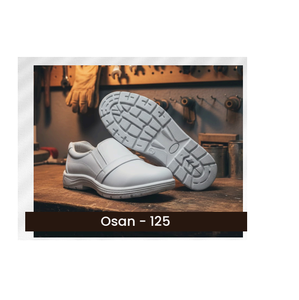 Zapatos de seguridad de cuero genuino para hombre, diseño duradero, suela resistente, con cordones, estilo industrial, para uso diario. - Product Image 3
