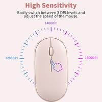 Mini souris USB rechargeable 2.4g silencieuse et mignonne sans fil OEM