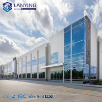 Edificio Prefabricado de Acero de Tres Pisos SYLY para Oficinas y Escuelas con Tratamiento de Superficie Galvanizado en Caliente y 1 Año de Garantía