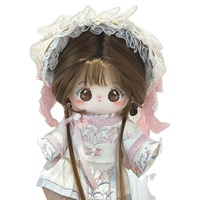 Style de palais chinois 20cm meilleur ami cadeau d'anniversaire jouet Super doux en peluche bébé robe jupe poupée ensemble avec de grands yeux poupée mignonne
