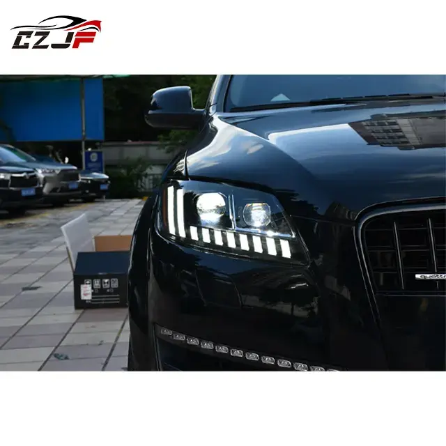 Czjf Chất lượng cao Đèn pha lắp ráp cho Audi Q7 2006 2007 2008 2009 2010 2011 2012 2013 2014 2015