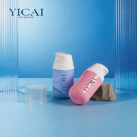 Flacon pompe sans air à large ouverture en PP, 30 ml, 50 ml, 100 ml, recyclable, écologique, pour crème visage et soins de la peau