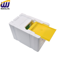 Matériel d'apiculture WANJIA, mini boîte d'accouplement, ruche d'élevage de reines avec conception en polystyrène ventilé pour les fermes d'élevage d'abeilles