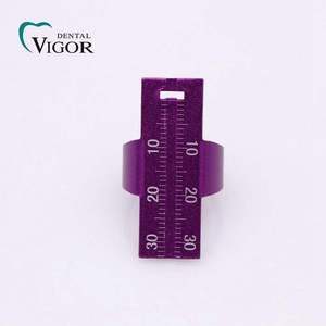 Regla de Anillo Endodóntico de Acero Inoxidable para Medir Limas de Conductos Radiculares Dentales - Product Image 4