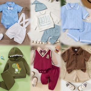 Groothandel Gebruikte Kinderkleding Balen - Zomer Gemengde Leeftijden Kindersets, Polyester Katoen Mode Stock Opruiming - Product Image 3