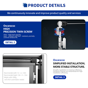 Ventanas Corredizas con Marco de Aleación de Aluminio y Malla Invisible de Acero Inoxidable para Hoteles, Oficinas y Hogares, Ventana Abatible - Product Image 6