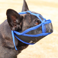 JIXIN Atmungsaktiver Nylon-Mesh-Hundemaulkorb gegen Bellen, bissfest, sicher, sanft, für Welpen, zum Training, mit Geräusch-/Vibrationsfunktion