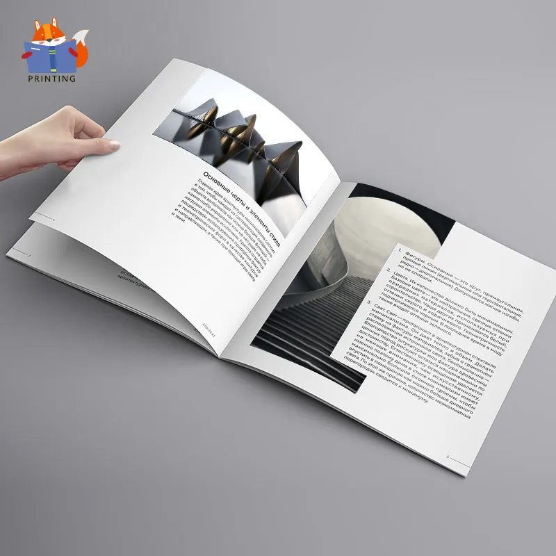 Tùy chỉnh chất lượng cao đầy màu sắc A4 Brochure du lịch Tạp Chí và softcover giấy in ấn cuốn sách