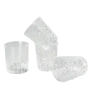 handmade vodka Suppliers-Tazza di vetro fatta a mano vecchio stile di vendita calda 60ml per Vodka di whisky di vino