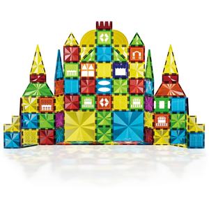 EPTモンテッソーリ早期教育 7.5cm大型磁気タイルビルディングブロック 3D DIYマグネットブロックセット - Product Image 3