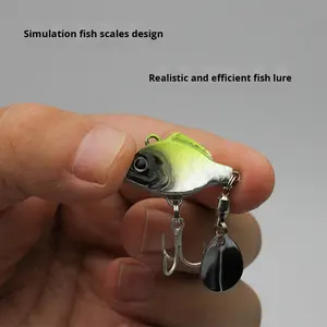 <span class=keywords><strong>Leurre</strong></span> rotatif <span class=keywords><strong>en</strong></span> métal VIB de 5g, 7g, 10g, 15g, 7 couleurs, avec lame et hameçon triple barbelé, paillettes VIB <span class=keywords><strong>pour</strong></span> la pêche au bar et au tilapia, <span class=keywords><strong>leurre</strong></span> de pêche <span class=keywords><strong>en</strong></span> métal - Product Image 2