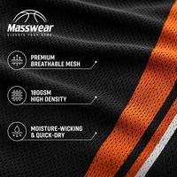 Ensembles de maillots de basket-ball réversibles personnalisés pour hommes, ensemble uniforme de basket-ball double face orange et noir, vêtements d'équipe sublimés performants