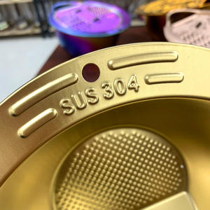 Utensilios de Cocina 4 en 1: Tazón para Lavar Arroz con Colador, Tazón de Acero Inoxidable con Rallador, Cesta Escurridora - Product Image 5