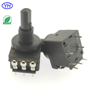 Professional Dimmer <b>switch</b> Potentiometer ROHS UL 16mm 50K 100K 500K Rotary Potentiometer with 10A rotary Dual <b>Switch</b> for oven - Product Image 1