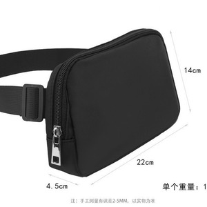 Unisex Custom Logo Waterproof Candy Pattern Fashion Box Shape Sports Waist <b>Bag</b> Nylon Fanny Pack Zipper Closure <b>Small</b> <b>Side</b> <b>Bag</b> - Product Image 6