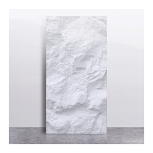 Màu Trắng Polyurethane đá tấm PU bọt 3D trang trí Đá Nhân Tạo cho các trang trí của khách sạn - Product Image 2