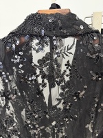 OUDINA 2026 Nouvelle Collection – Ensemble Deux Pièces Femme : Blazer et Pantalon en Maille Transparente Ornée de Paillettes Irrégulières et de Perles