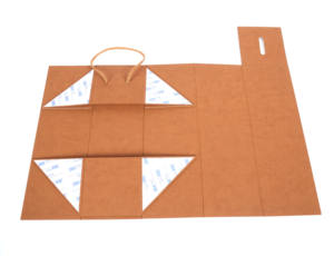 หรูหรากระดาษแข็งสีดำปิดแม่เหล็กเดียวแก้วไวน์บรรจุภัณฑ์พับกล่องของขวัญไวน์ - Product Image 2