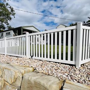 Kit de panneau de clôture en PVC moderne blanc 6 pieds écologique durable <span class=keywords><strong>aménagement</strong></span> <span class=keywords><strong>paysager</strong></span> cour avant clôture en vinyle - Product Image 6