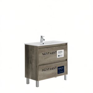 Mueble de Baño Dakota con 2 Cajones 80 X 80 X 45 Cm Nordik para Uso en Tocador - Product Image 3