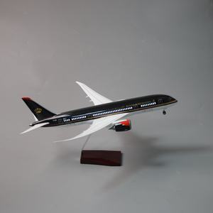 โมเดลเครื่องบิน รุ่น <span class=keywords><strong>B787</strong></span> พร้อมไฟ LED ขนาด 43 ซม. โมเดลสายการบินรอยัลจอร์แดน จากประเทศจีน ของสะสมงานศิลปะสร้างสรรค์และวัฒนธรรม - Product Image 5